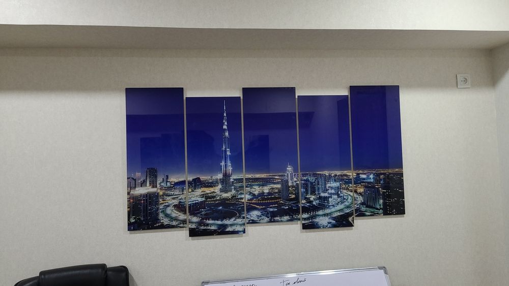 Стеклянные модульная картинка