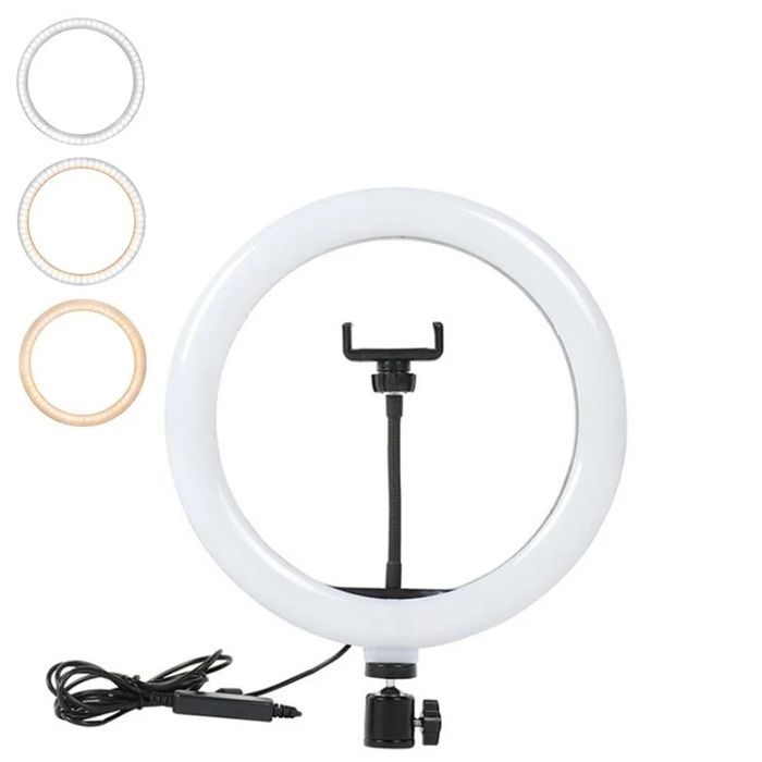 Lampa Circulara LED Selfie Ring Light - 3 Moduri Lumina - NOUA