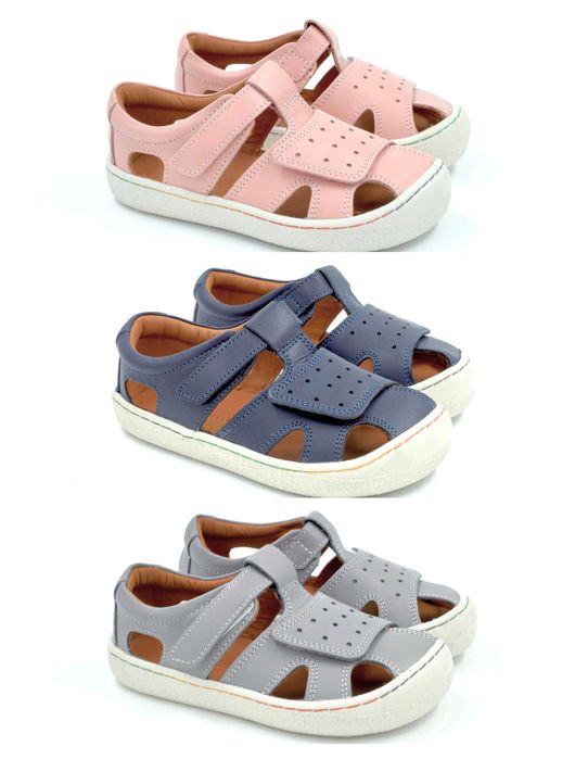 Детски боси сандали от естествена кожа Sanderling NEW
