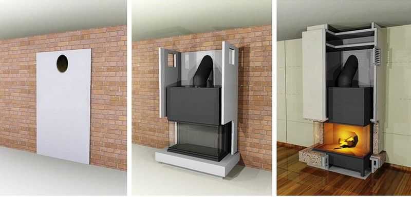 Калциево-силикатни плоскости за изграждане на камини