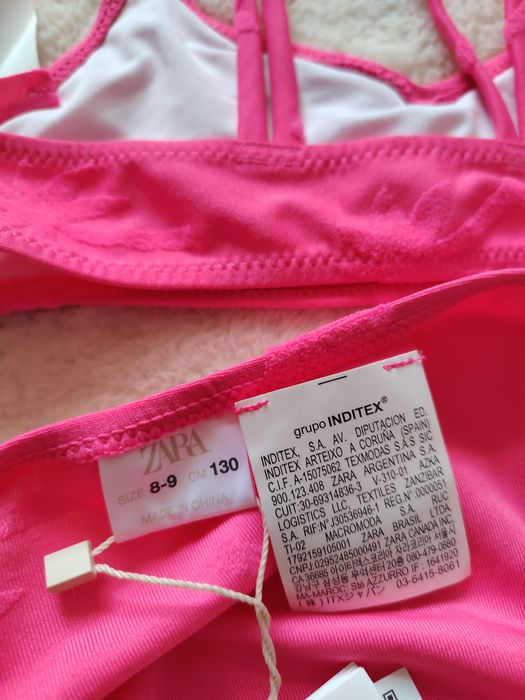 Costum de baie 8-9ani Zara nou