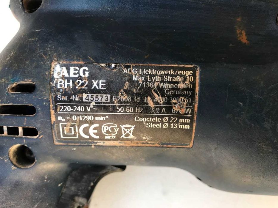 Работещи перфоратори и бормашини  AEG BH 22 XE Made in Germany. 670w
