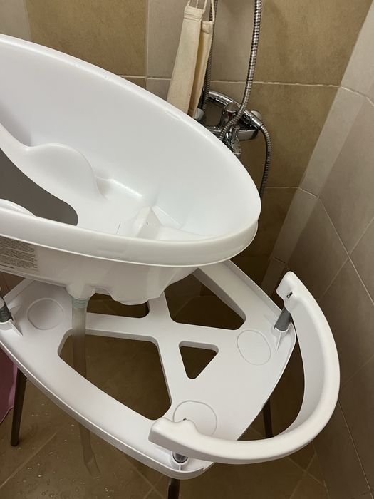 Дигитална бебешка вана с везна и термометър Aquascale 3-в-1 + стойка