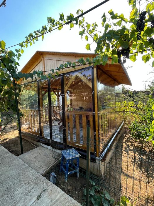 Folie PVC pentru închis terase/foișoare/balcoane