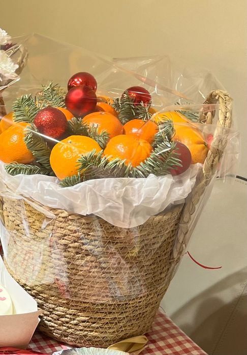 Букет из мандаринов / Корзина с мандаринами