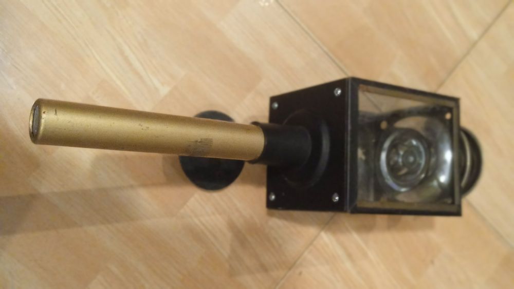 Lampa reflector cu lumanare pentru caleasca/caruta sau curte/foisor