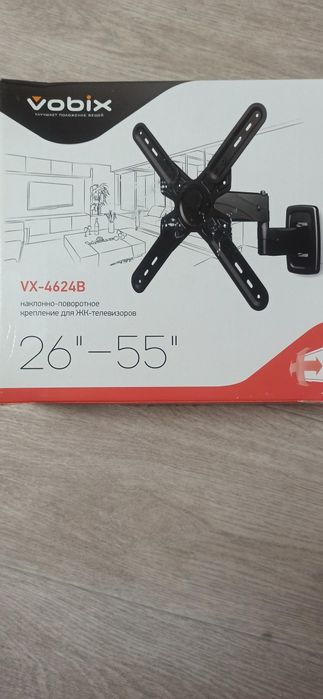 Кронштейн наклонно поворотный для ЖК телевизоров