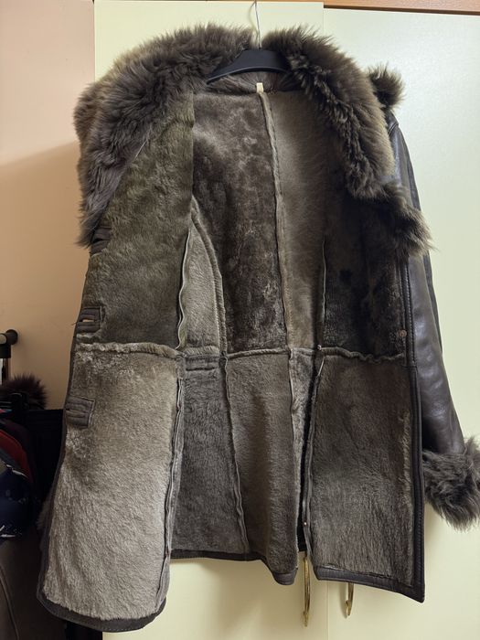 Cojoc piele naturala cu gluga