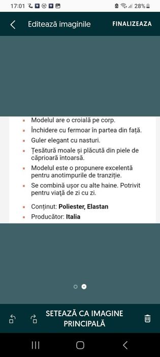 Jacheta primavara-toamna,marimea S