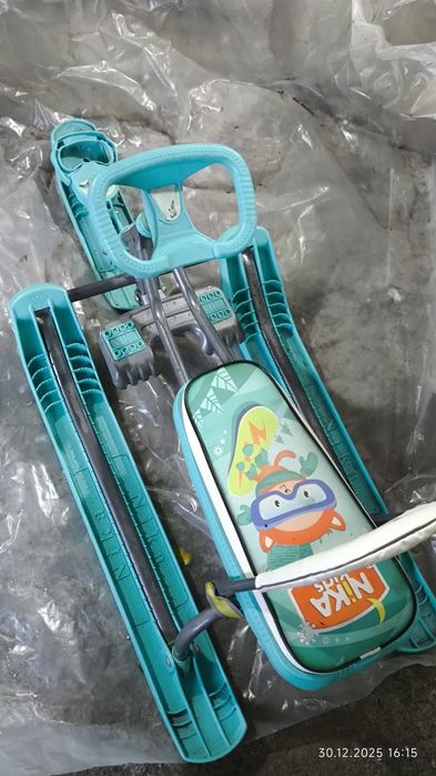 Снегокат Ника зеленый