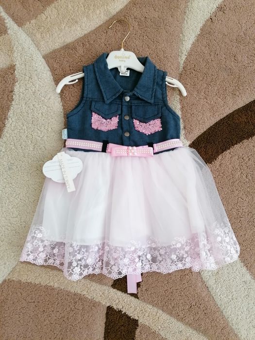 Нова рокля за бебе 9-12месеца