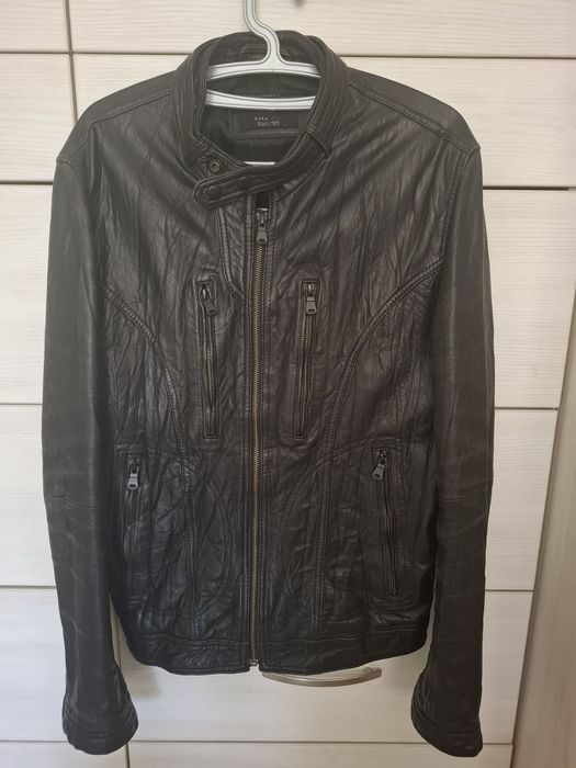 Мъжко кожено яке ZARA/Зара