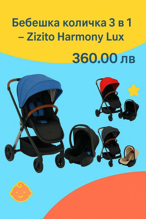 Бебешка количка 3в1