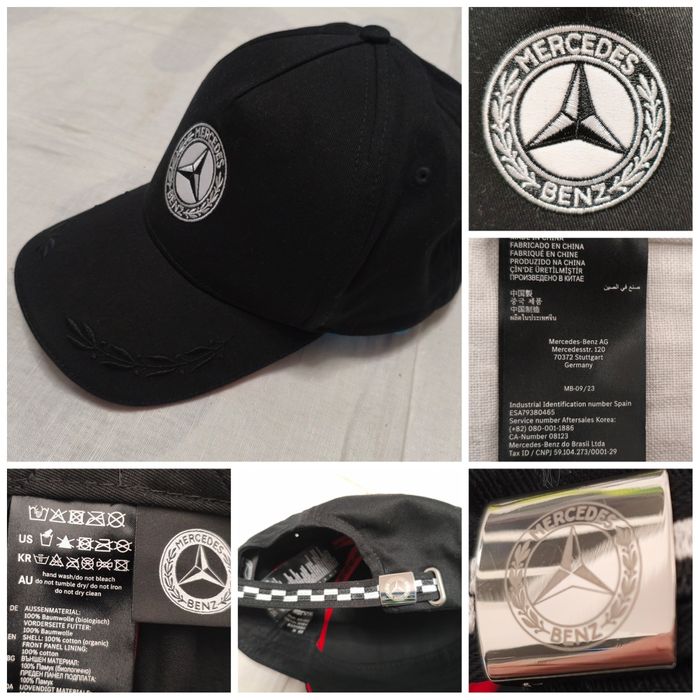 Șapcă Mercedes Benz bumbac mărime reglabila neagră bărbat impecabila