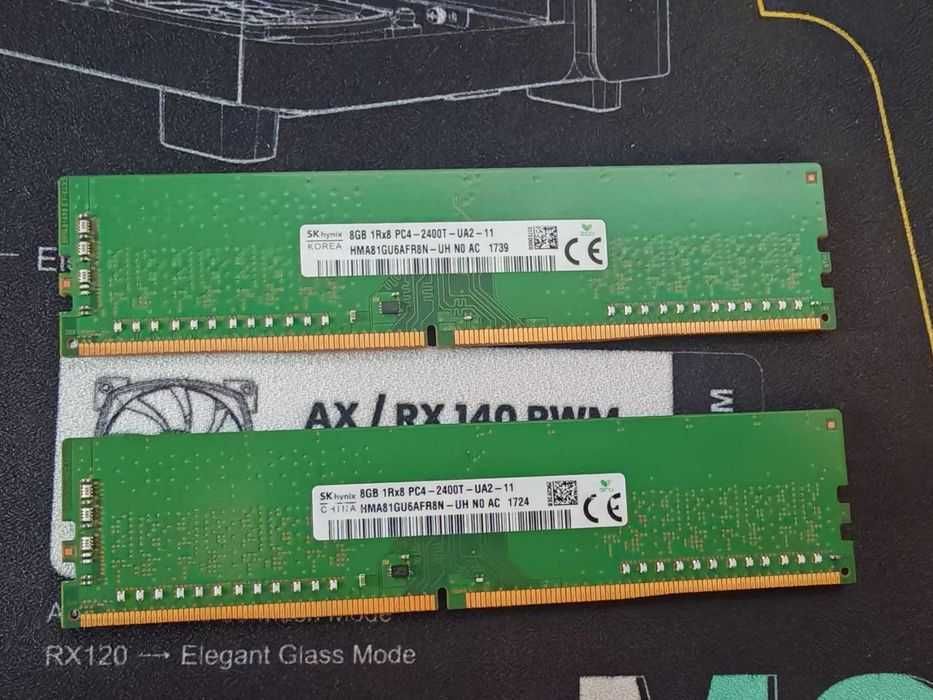 16 ГБ Рам памет SK Hynix DDR4 2x8GB RAM 16GB 2400MHz