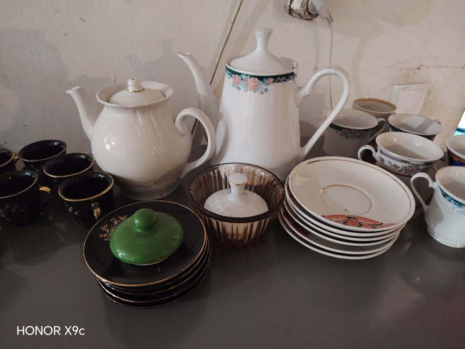 Чайный сервиз синий