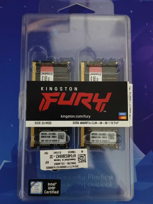 Memorie Laptop Kingston FURY Impact 32GB (2x16GB) DDR5 4800MHz CL38 Dual Kit SODIMM