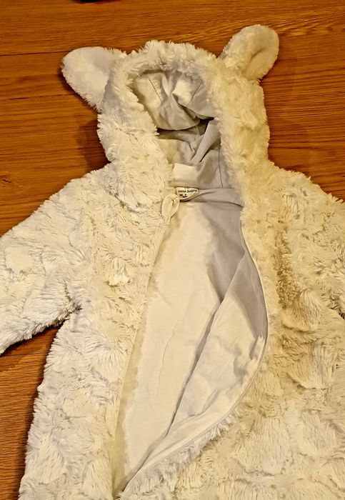 Продавам бебешки зимен космонавт Anna baba 6-9 месеца, 74 размер