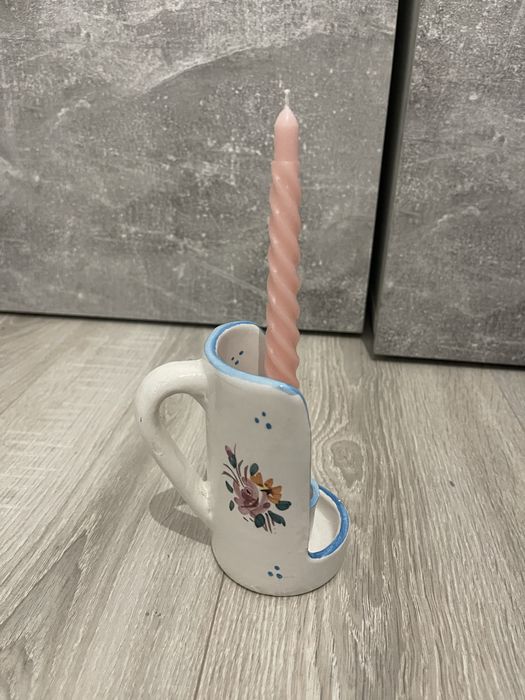 Suport lumanare Pictat de mana