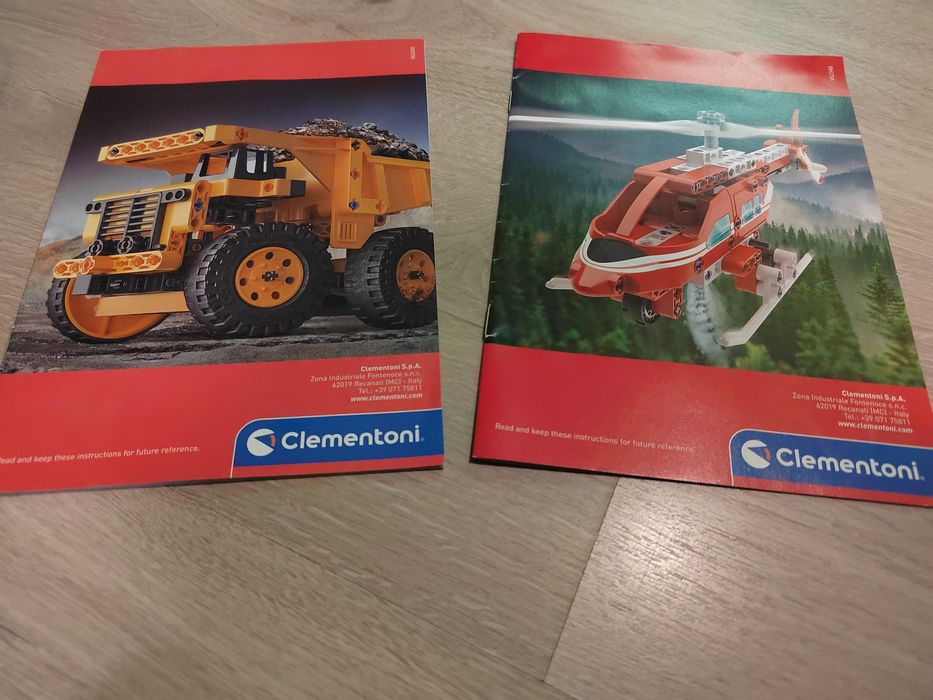 Два конструктора Clementoni + подарък