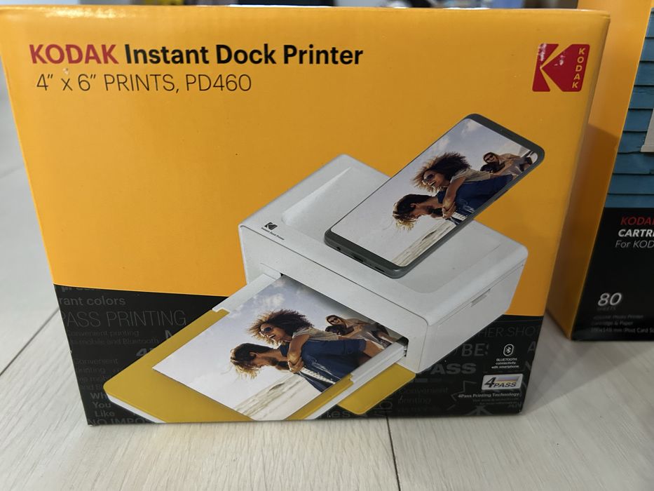 Imprimanta foto Kodak Dock Plus PD460 +dock 80 coli