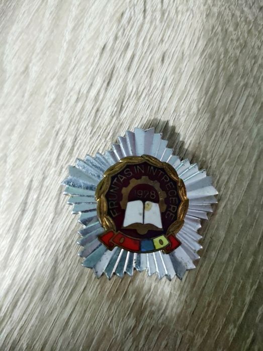 Insignă "Fruntaș în întrecere"-1978 - 20 lei