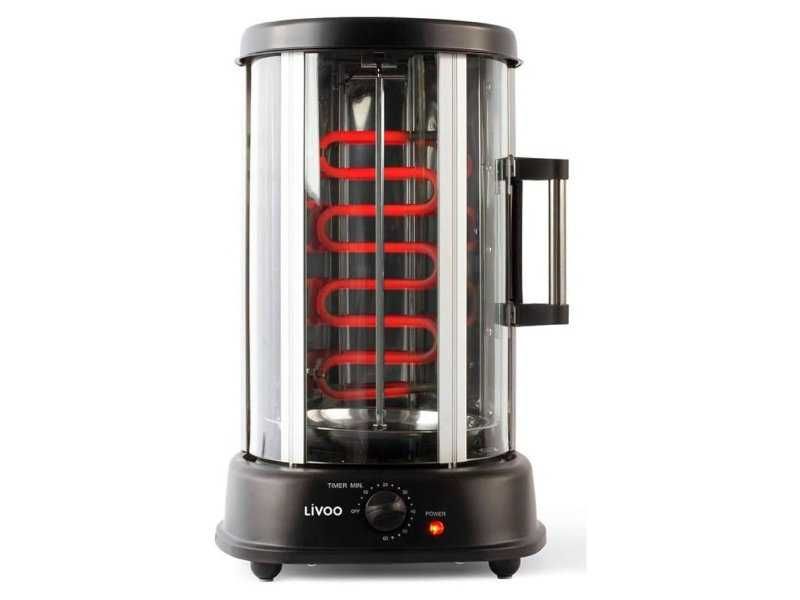 Вертикален Грил за Кебап / Печено Пиле / Шишчета Livoo 323DOM, 1500W