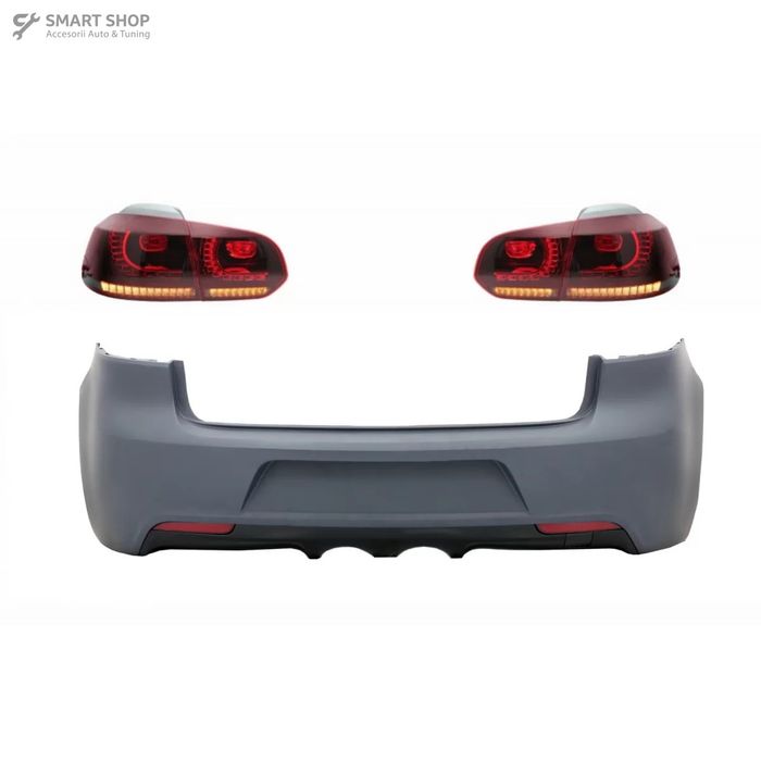 Bara Spate cu Stopuri Full LED VW Golf 6 VI (2008-2013) R20 Design Ros