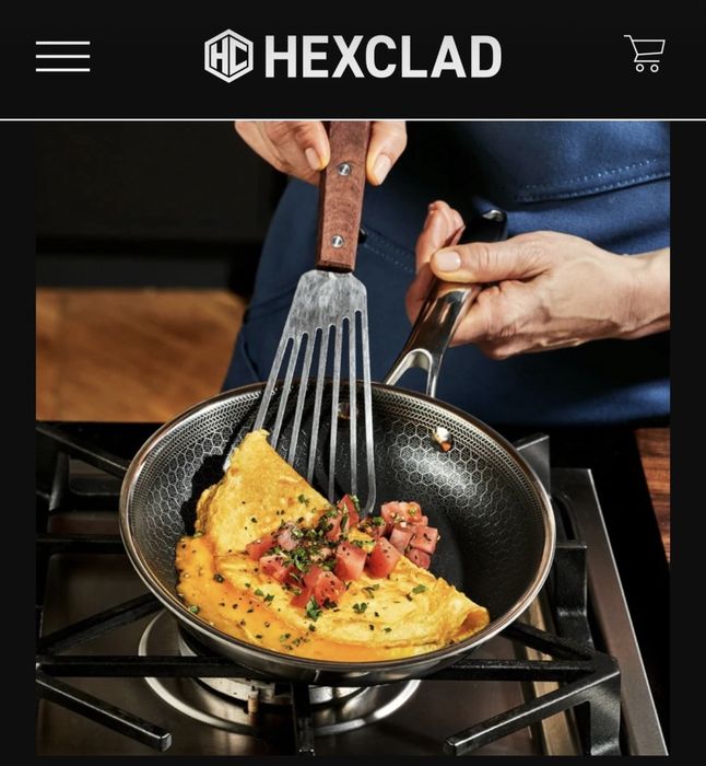HexClad – 7 части комплект тигани с капаци