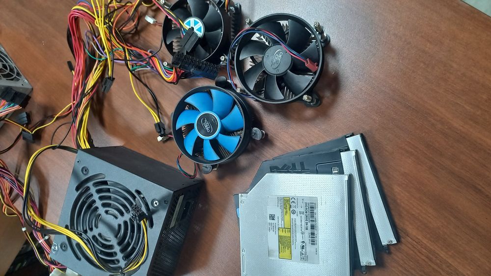 Блок питания, hdd, видеокарты, куллер, оперативная память, i5 процесор
