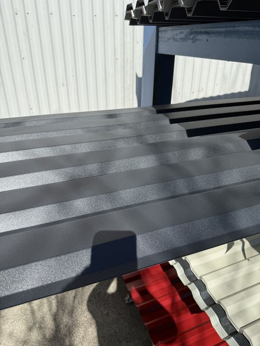 Tablă Cutată Gri Antracit RAL 7024 Fresco 0.4mm 3m lungime