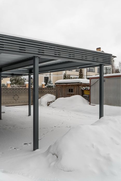 Навес Хайтек Изготовление