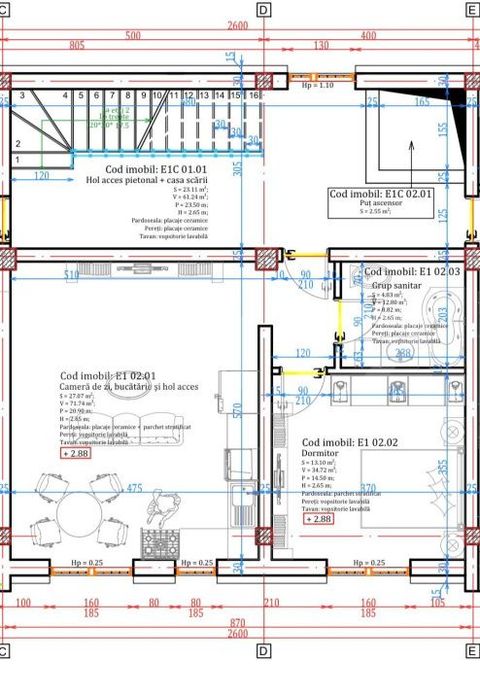 Apartament 2 camere, finisat lux, bloc nou, zona de HAN