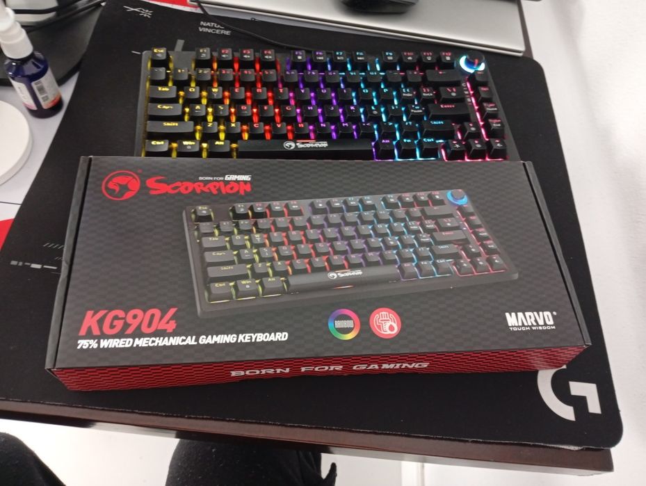 Tastatura Gaming Mecanica Marvo KG904 Red Switch