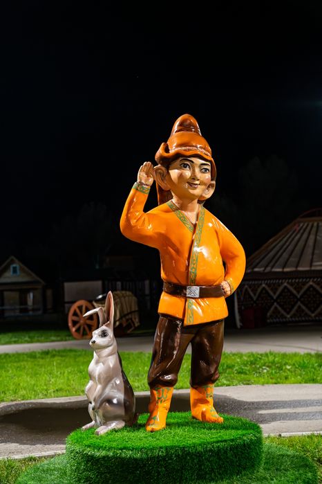 Арт-объект. МАФ. Стелла. Скульптура. Маф. Беседки. Домбыра, кобыз, юрт