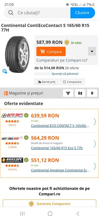 165 60 r 15  Continental