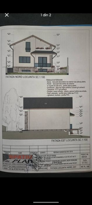 Vând Proiect pentru casă