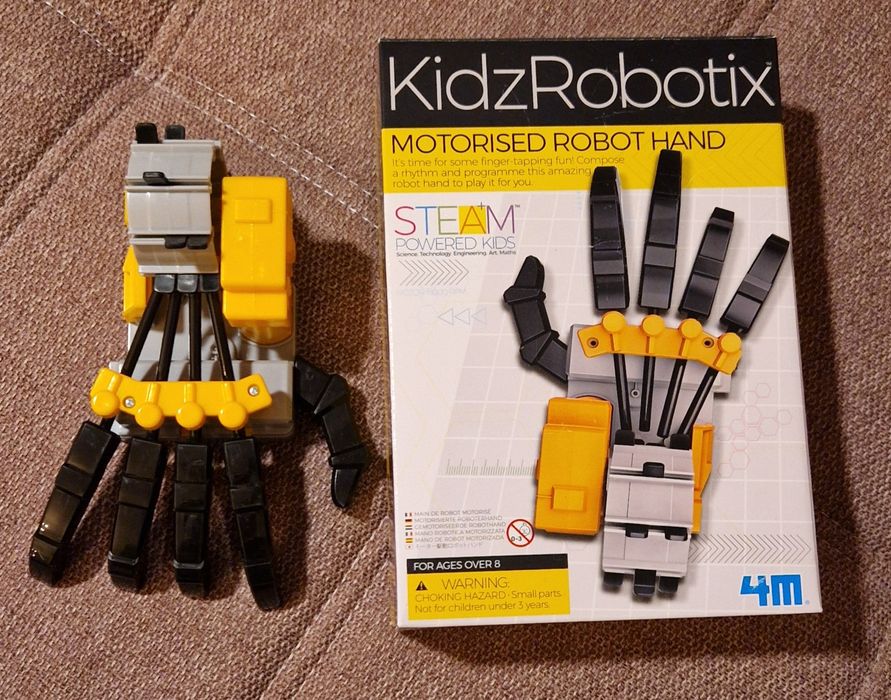 Kit constructie robot - Motorised Robot Hand, Kidz Robotix
4M