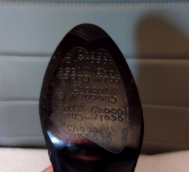 Pantofi (botine-piele intoarsa) de dama eleganti-firma ChocolA Italia