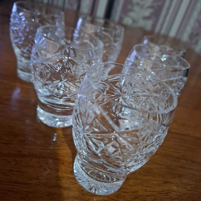 советские хрустальные рюмки, стопки