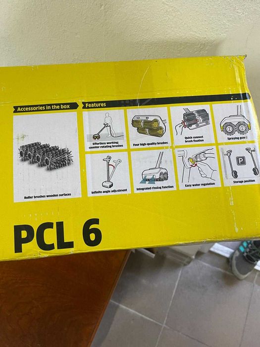 Aparat de curatat terase Karcher PCL 6, 300W, 10bar (Galben/Negru)