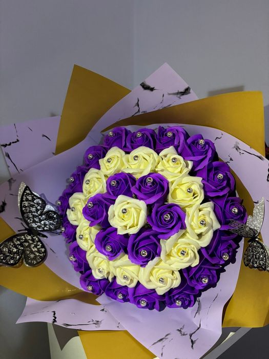 Buchete de flori din săpun