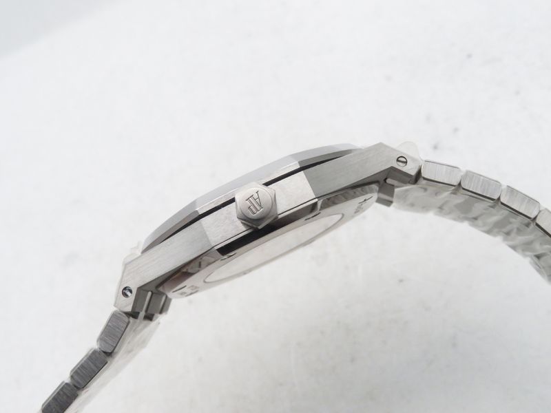 Audemars Piguet Royal Oak 15400 41mm Черен циферблат - мъжки часовник - QC снимки