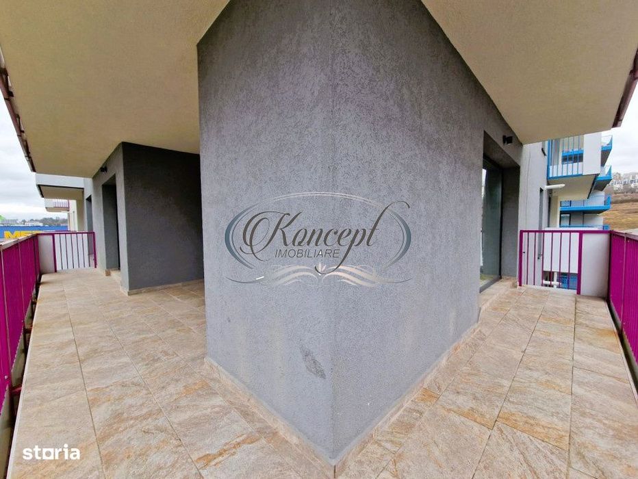 Apartament nou cu terasa generoasa si parcare, zona Vivo
