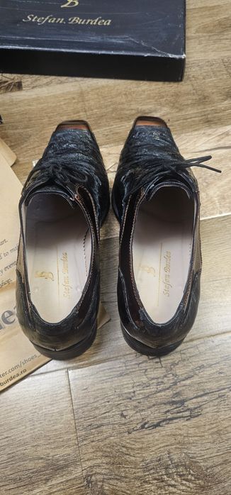 Pantofi de lux Stefan Burdea – Realizați pe comandă (Bespoke), Mărimea 41