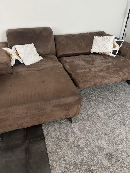 Canapea de piele intoarsa  (Alcantara)