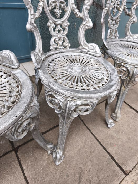 4 алуминиеви стола