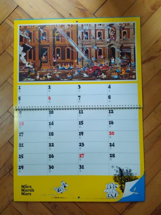 Стар Немски календар 1977г.