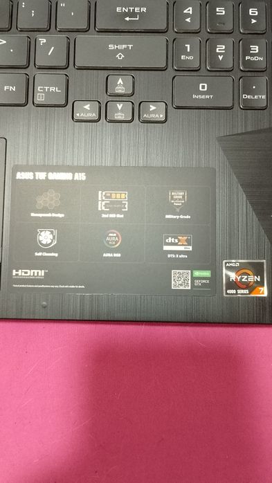 Laptop Gaming Asus tuf a 15 Defect