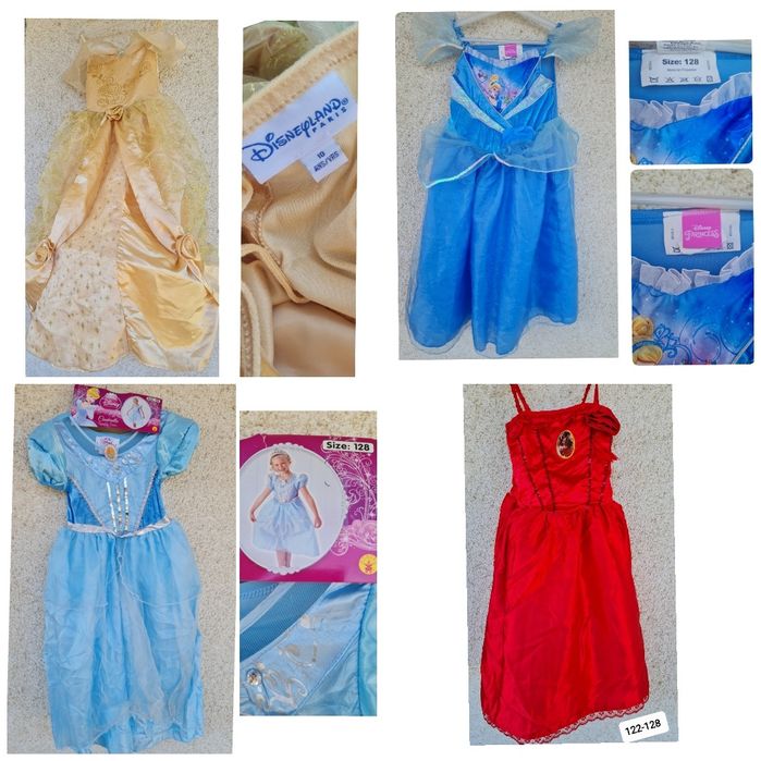 Рокли на Дисни принцеси с размери 104-140 размер